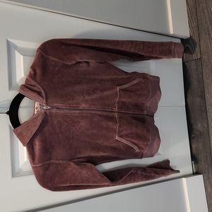 JUICY COUTURE VELOUR HOODIE SIZE SMALL IN PINKISH PURPLE